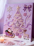 [Amethyst Christmas] Beauty Wonderland DIY Pearl Painting Kit – Handmade Pearl Art with Complete Accessories, Step-by-Step Tutorial, Creative Home Decor, Relaxing Craft for Adults & Beginners