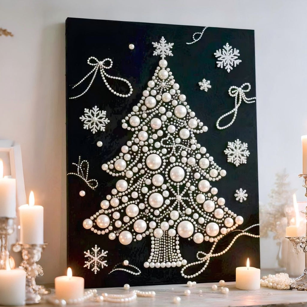 [Ivory Yule] Beauty Wonderland DIY Pearl Painting Kit – Handmade Pearl Art with Complete Accessories, Step-by-Step Tutorial, Creative Home Decor, Relaxing Craft for Adults & Beginners